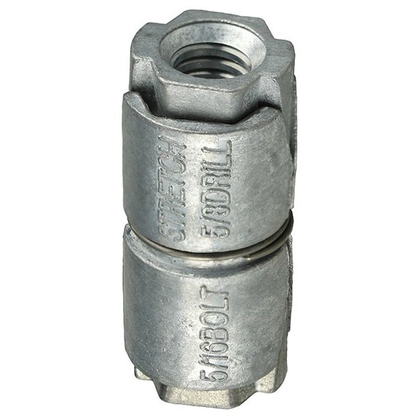 Double Lag Shield, 1/2" Dia, 2-1/2" L, Alloy Steel 25 PK